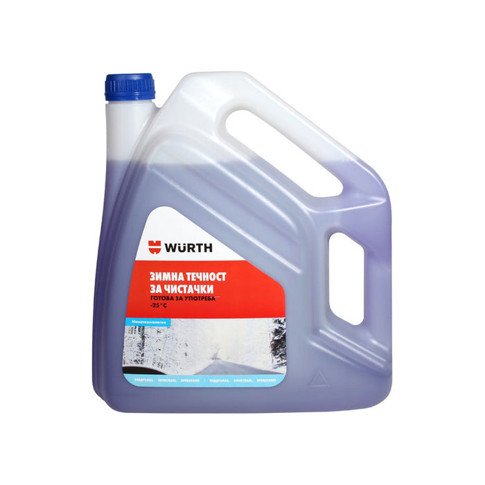 ЗИМНА ТЕЧНОСТ ЗА ЧИСТАЧКИ 4L ГОТОВА ЗА УПОТРЕБА WURTH