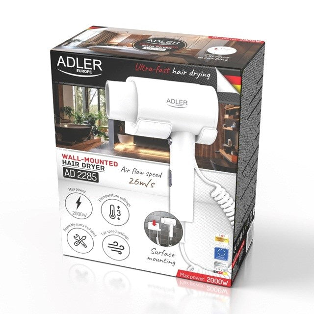 Хотелски сешор ADLER AD 2285w бял