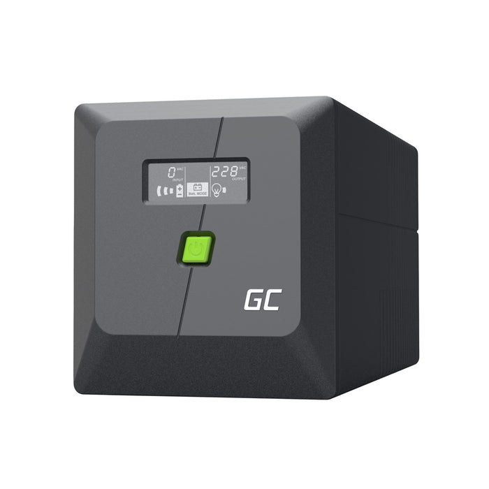 Green Cell непрекъсваемо захранване (UPS) Line-Interactive 0,75 kVA 480 W 4 AC изход(а)