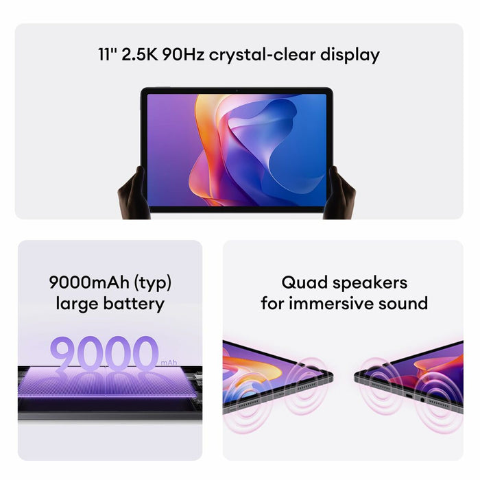 Таблет Xiaomi 25040RP0AG 11" Octa Core 8 GB RAM 256 GB Сив