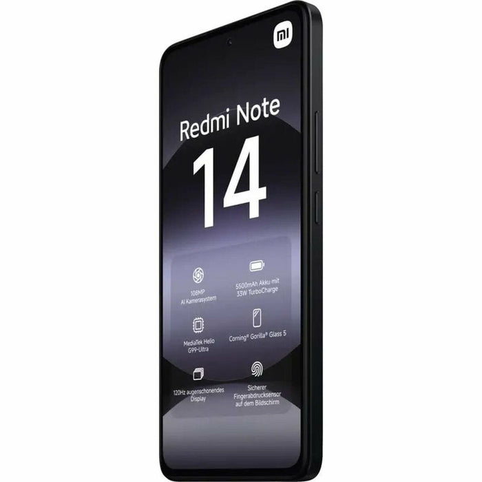 Смартфони Xiaomi Redmi Note 14 Octa Core 6 GB RAM 128 GB Черен 6,67"