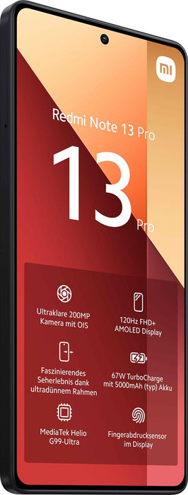 Смартфон Xiaomi Redmi Note 13 Pro 4G 8/256GB Midnight Black
