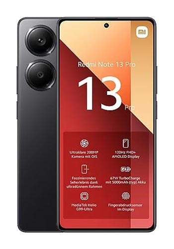 Смартфон Xiaomi Redmi Note 13 Pro 4G 8/256GB Midnight Black