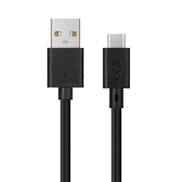 Кабел Xqisit Charge &amp; Sync USB-C 3.0 m, черен
