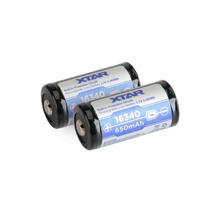 Батерия 16340/R-CR123 3,7V Li-ion 650 mAh