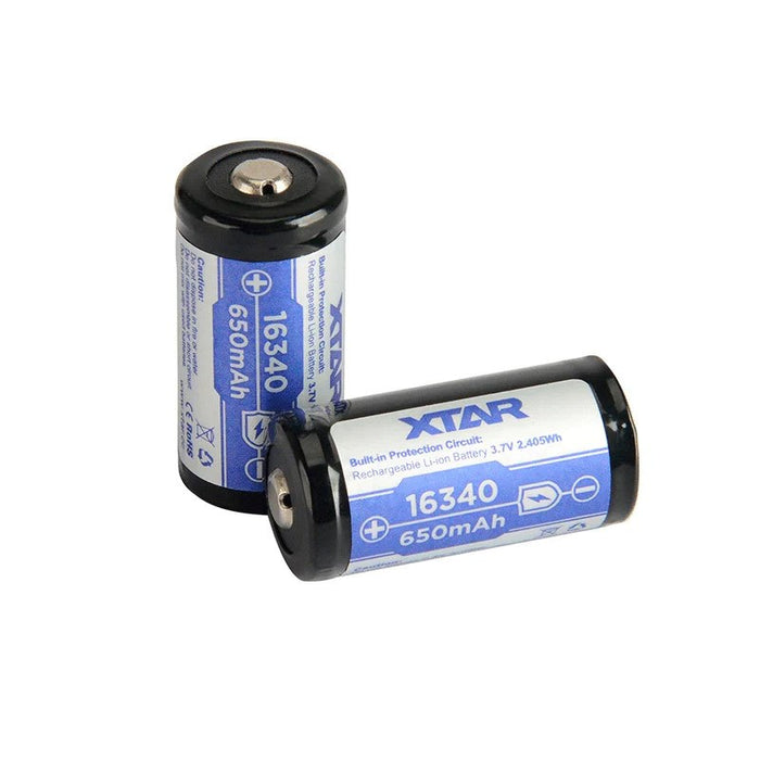 Батерия 16340/R-CR123 3,7V Li-ion 650 mAh