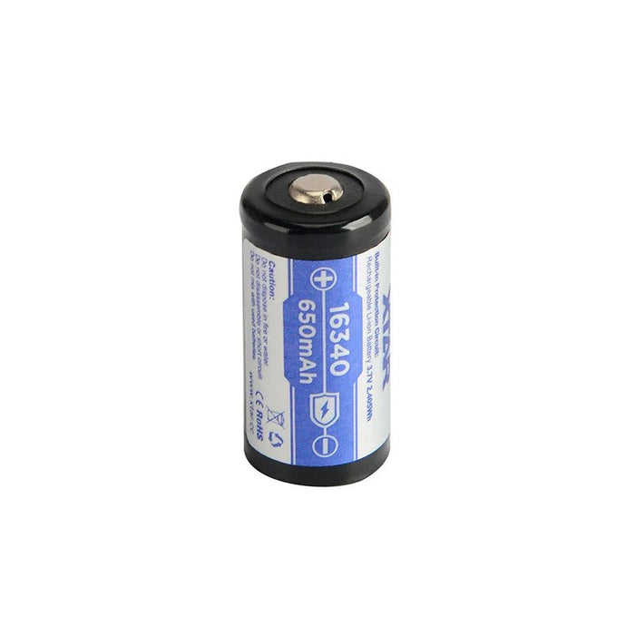 Батерия 16340/R-CR123 3,7V Li-ion 650 mAh