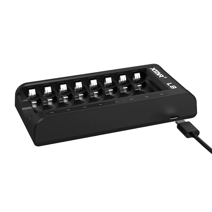 Зарядно устройство AA/AAA 1,5 V i 1,2V, smart - 8 слота