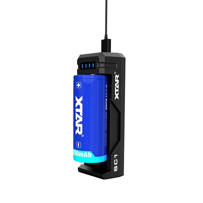 Зарядно за батерия Li-ion 18650 USB-C - 1 слот