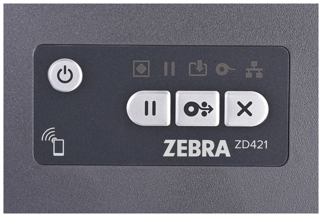 Принтер за етикети Zebra ZD421D Директно термично 300 x 300 DPI 102 mm/sec Кабелна и безжична Ethernet LAN Bluetooth