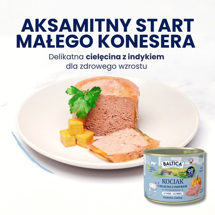 BALTICA SMAKI REGIONÓW Коте Телешко с пуешко 185g 185g