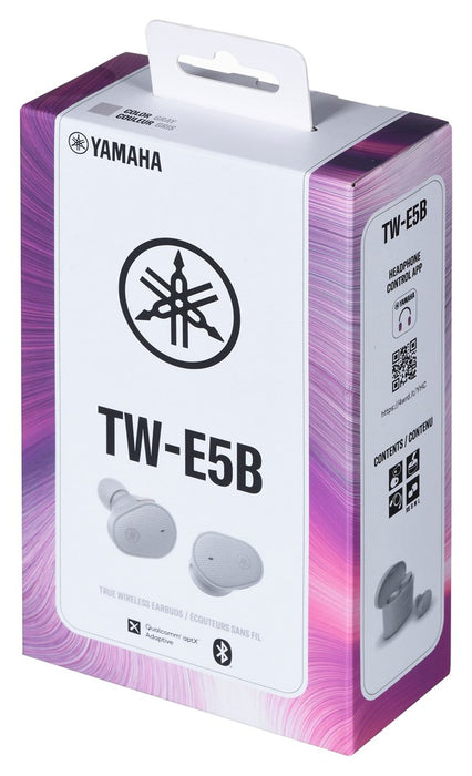 Yamaha TW-E5B - безжични слушалки за поставяне в ушите, сиви
