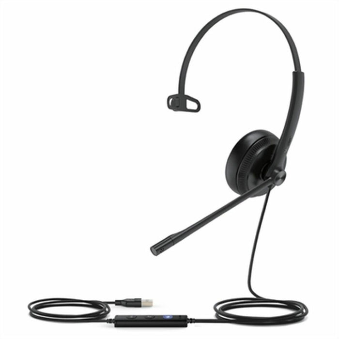 Слушалки с микрофон Yealink YEA_UH34-MONO-T Черен