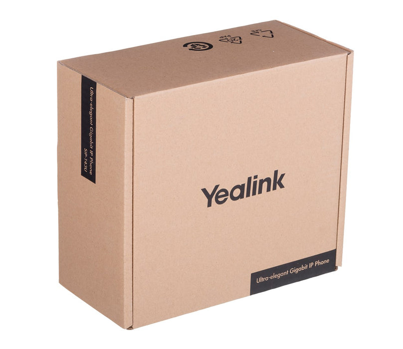 IP телефон Yealink YEA_B_T43U 3,7" Черен