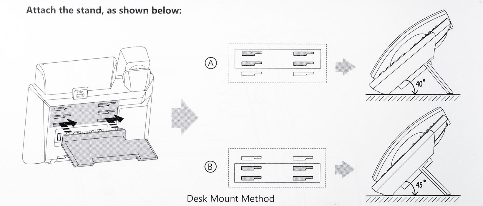 IP телефон Yealink YEA_B_T43U 3,7" Черен