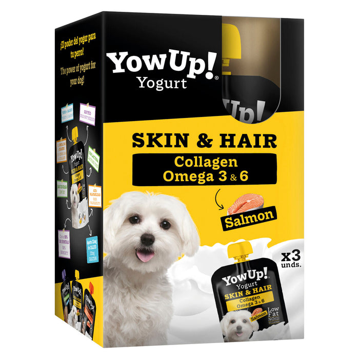 Мокра храна YowUp Skin and Hair Сьомга 3 броя 3 x 115 g