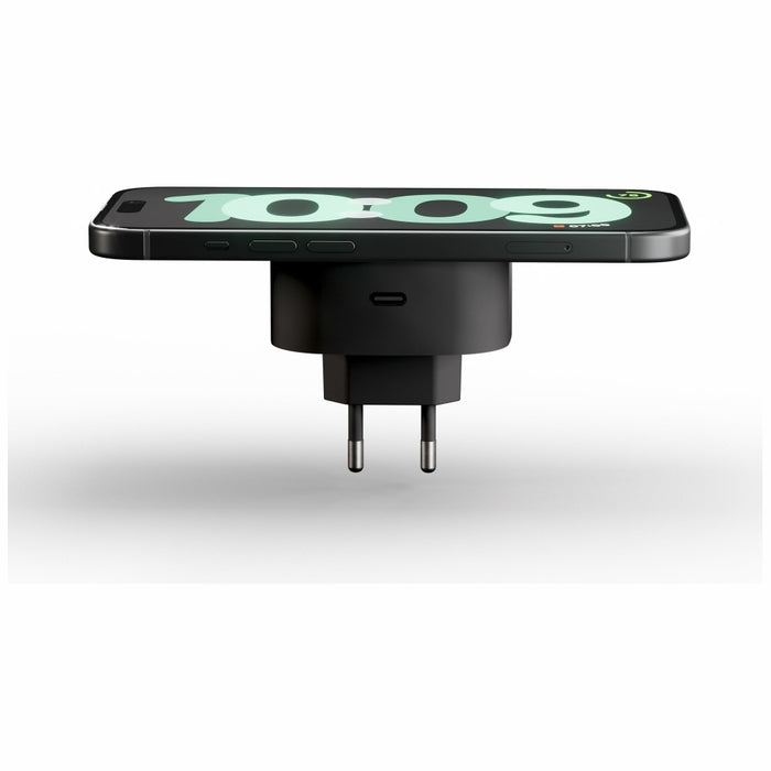 Магнитна индукционна зарядна станция Zens Qi 15W 18W, черна