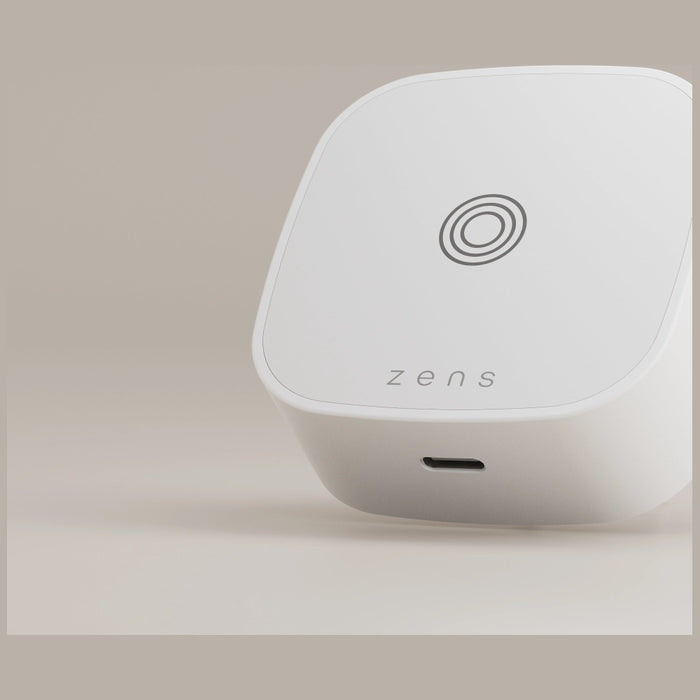 Магнитна безжична зарядна станция Zens Qi 15W/18W, бяла