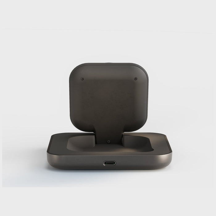 Магнитно индукционно зарядно Zens Magnetic Nightstand Charger Qi2 15W, черно