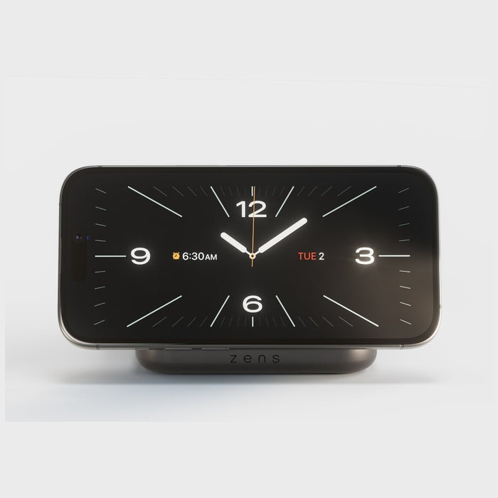 Магнитно индукционно зарядно Zens Magnetic Nightstand Charger Qi2 15W, черно