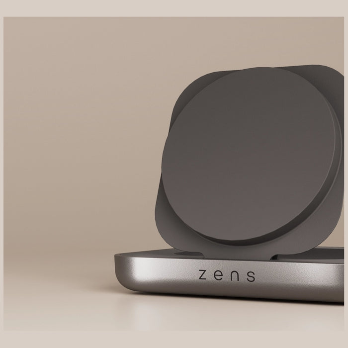 Магнитно индукционно зарядно Zens Magnetic Nightstand Charger Qi2 15W, черно