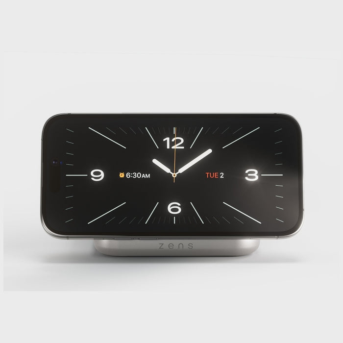 Магнитно индукционно зарядно Zens Magnetic Nightstand Charger Qi2 15W, бяло