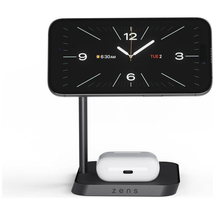 Магнитна индукционна зарядна станция Zens Office Charger 2 с Qi, 2 в 1
