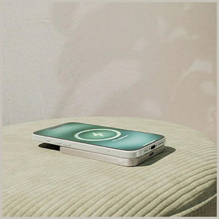 Powerbank Zens Pro 1 Slim MagSafe Qi2 15W 5000 mAh, бял