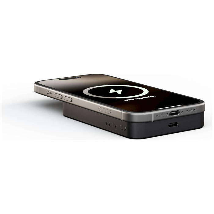 Powerbank Zens Pro 1 Slim MagSafe Qi2 15W 10000 mAh, черен