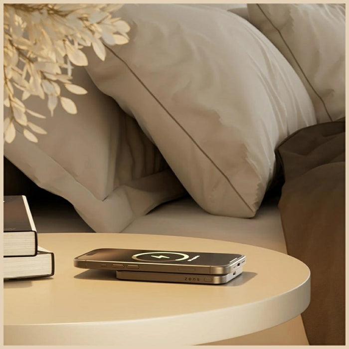 Powerbank Zens Pro 1 Slim MagSafe Qi2 15W 10000 mAh, черен