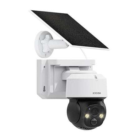 Външна IP камера със соларен панел ZOSI C2914 WiFi 4MP IP66