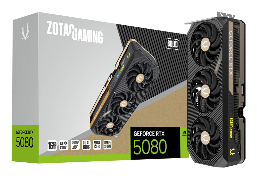 Zotac GAMING GeForce RTX 5080 SOLID NVIDIA 16 GB GDDR7