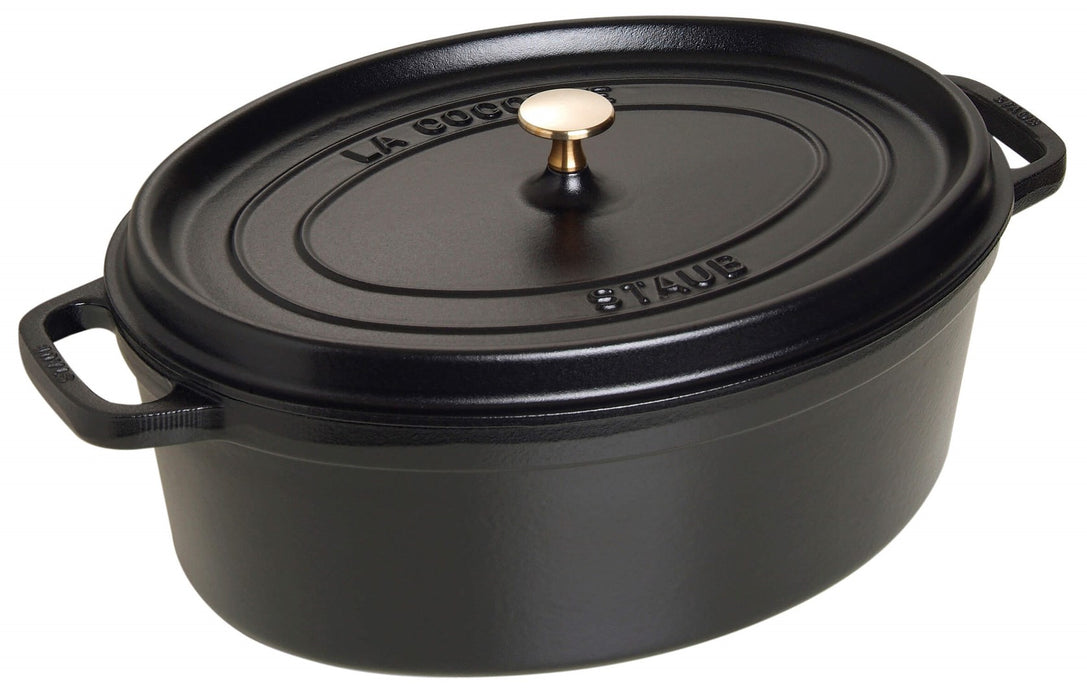 ЧУГУНЕНА ОВАЛНА ТЪНДЖА STAUB 4.2L ЧЕРНА