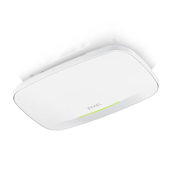 ZyXEL WBE630S, BE12.3K (2.4GHz: 2x2:2, 5 или 6GHz: 4x4:4) MU-MIMO, интелигентна антена, двойно радио 2.4 и 5 или 6GHz, вкл. 1 година Nebula PRO, 2 x 2.5G LAN порта, PoE+ (802.3at), Самостоятелен/контролер/управляван от Nebula Cloud, без захранващ адаптер