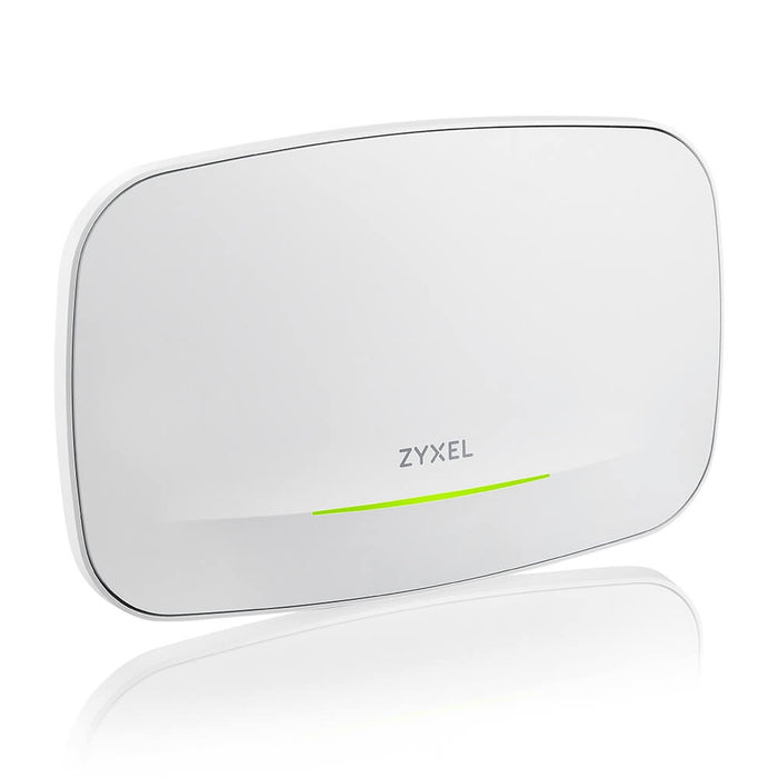 ZyXEL WBE630S, BE12.3K (2.4GHz: 2x2:2, 5 или 6GHz: 4x4:4) MU-MIMO, интелигентна антена, двойно радио 2.4 и 5 или 6GHz, вкл. 1 година Nebula PRO, 2 x 2.5G LAN порта, PoE+ (802.3at), Самостоятелен/контролер/управляван от Nebula Cloud, без захранващ адаптер