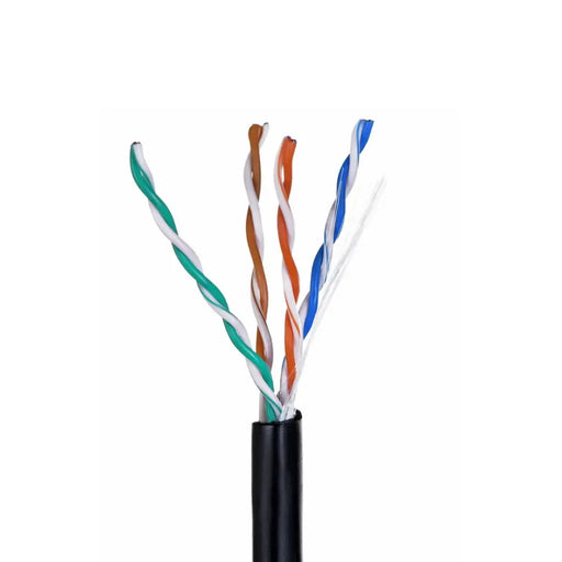 A-LAN KIU5OUTS305 мрежов кабел Черен 305 m Cat5e U/UTP (UTP)