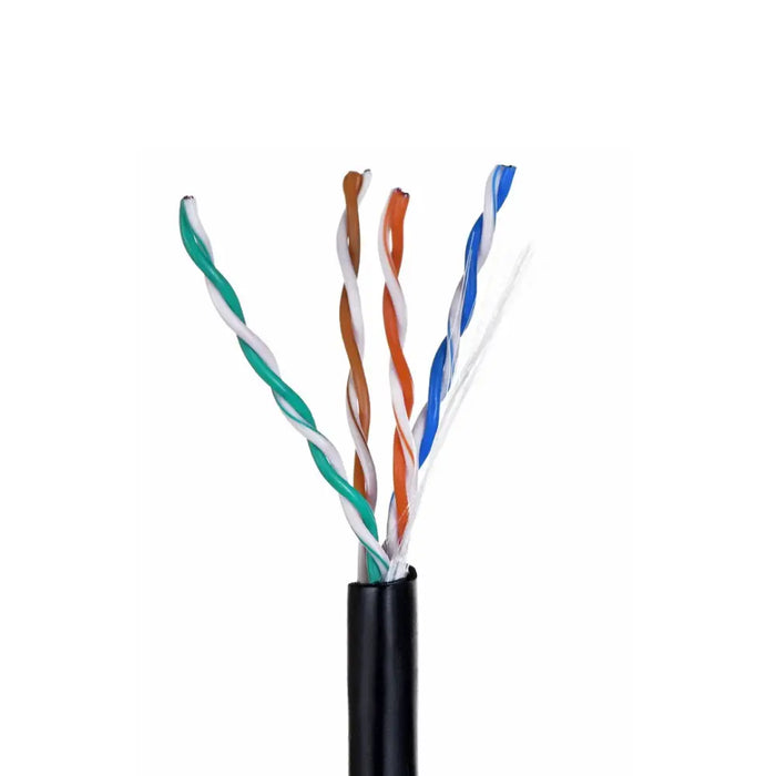 A-LAN KIU5OUTS305 мрежов кабел Черен 305 m Cat5e U/UTP (UTP)