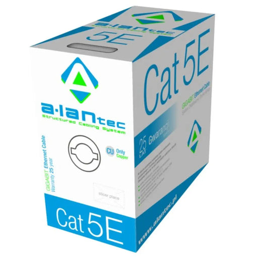A-LAN KIU5PVC305 мрежов кабел Сив 305 m Cat5e U/UTP (UTP)