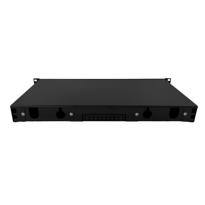 Alantec 12xSC simplex / 12xLC duplex 19" 1U телескопичен оптичен пач панел с монтажни аксесоари
