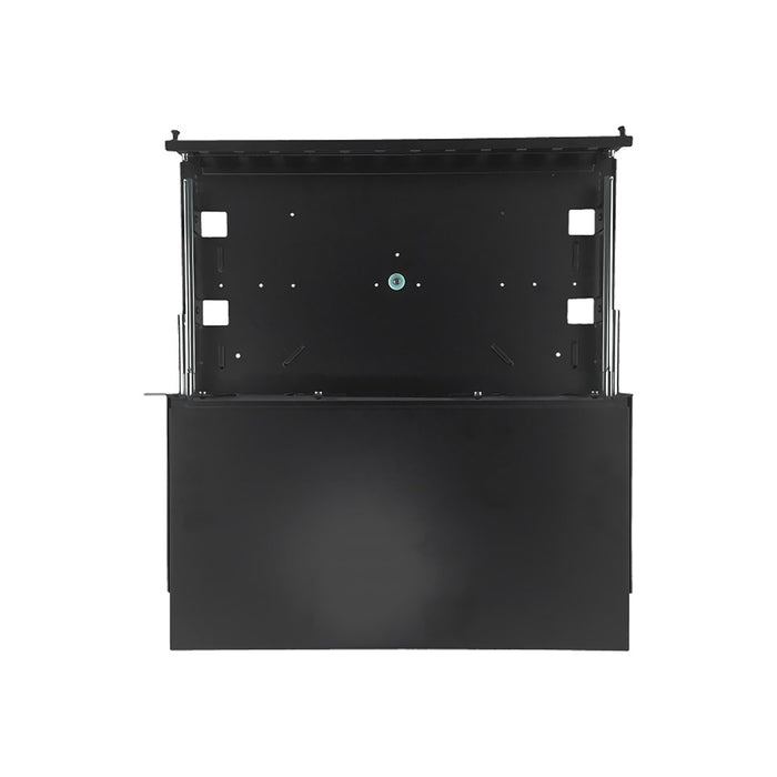 Alantec 12xSC simplex / 12xLC duplex 19" 1U телескопичен оптичен пач панел с монтажни аксесоари