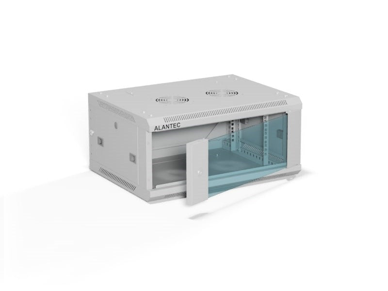 ALANTEC 19" 4U 600x450 стенен шкаф, сив