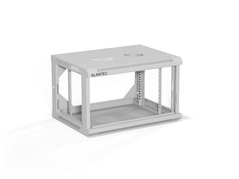 ALANTEC 19" 6U 600x450 стенен шкаф, сив