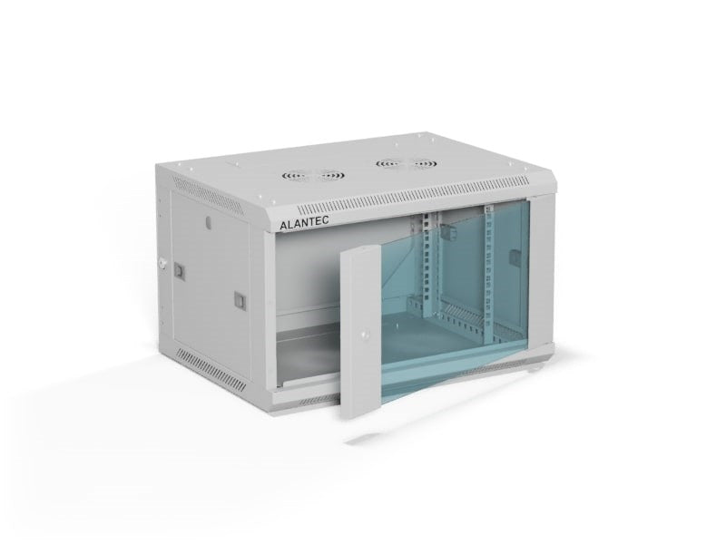 ALANTEC 19" 6U 600x450 стенен шкаф, сив