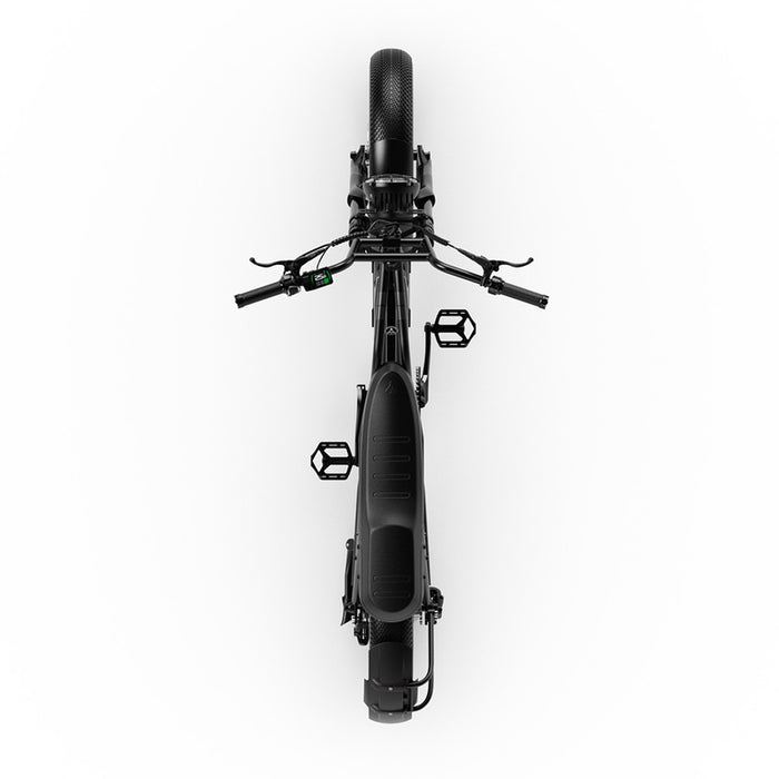 Електрически велосипед A-SPADZ CAVET AIR FAT 20" BLACK 250 W, ДО 25 КМ/Ч, ПРОБЕГ ДО 100 КМ, 20.00 "