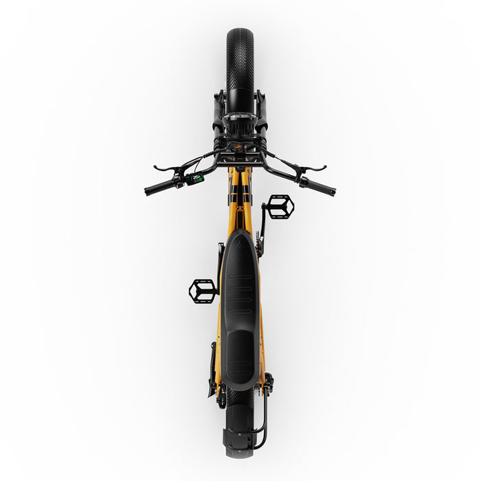 Електрически велосипед A-SPADZ CAVET AIR FAT 20" YELLOW 250 W, ДО 25 КМ/Ч, ПРОБЕГ ДО 100 КМ, 20.00 "