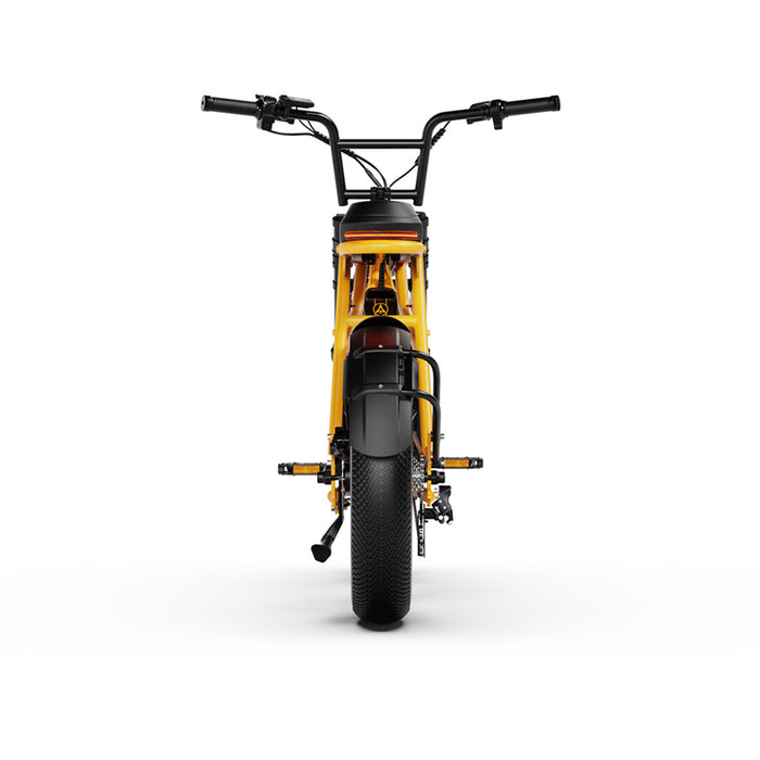 Електрически велосипед A-SPADZ CAVET AIR FAT 20" YELLOW 250 W, ДО 25 КМ/Ч, ПРОБЕГ ДО 100 КМ, 20.00 "