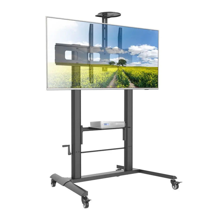 Мултимедийна количка/стойка Techly ICA-TR230 черна с плосък