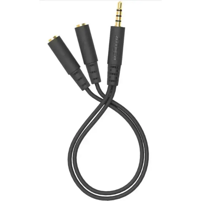 A4Tech Адаптер AD-3P 3.5mm жак мъжко - 2 х 3.5мм жак женско