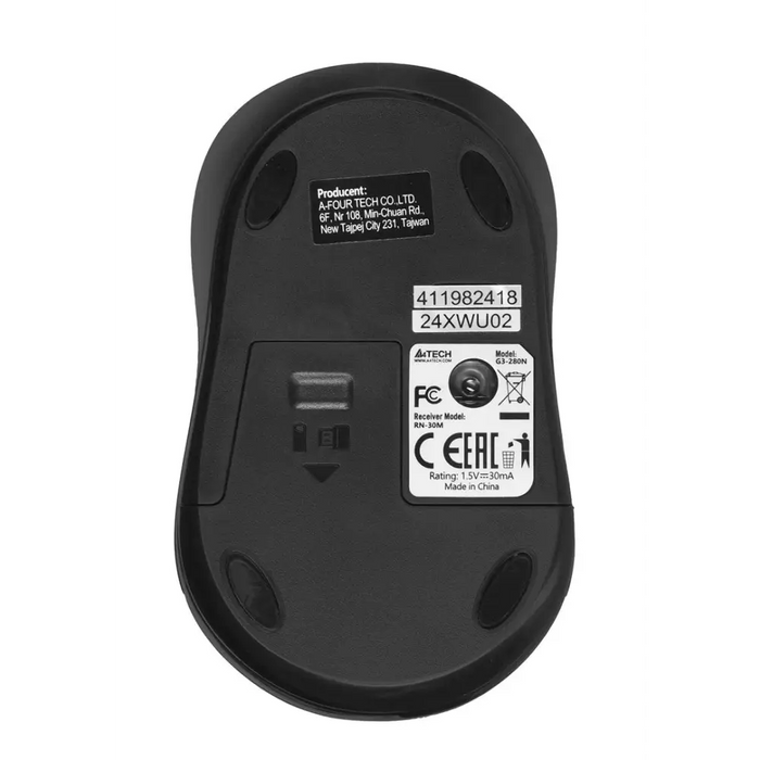 A4Tech G3-280N мишка двуръкачка RF безжична оптична 2000 DPI