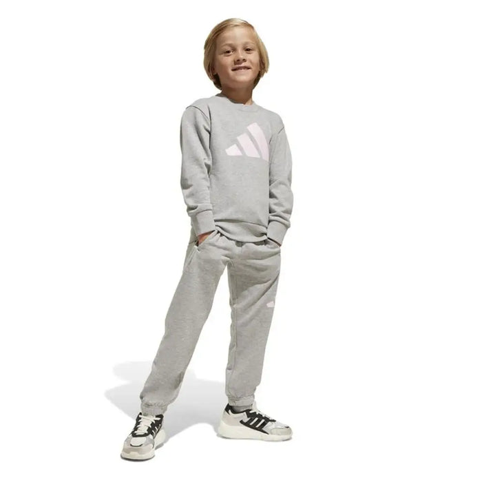 Детски Анцуг Adidas Lk Bl French Terry Jog Сив